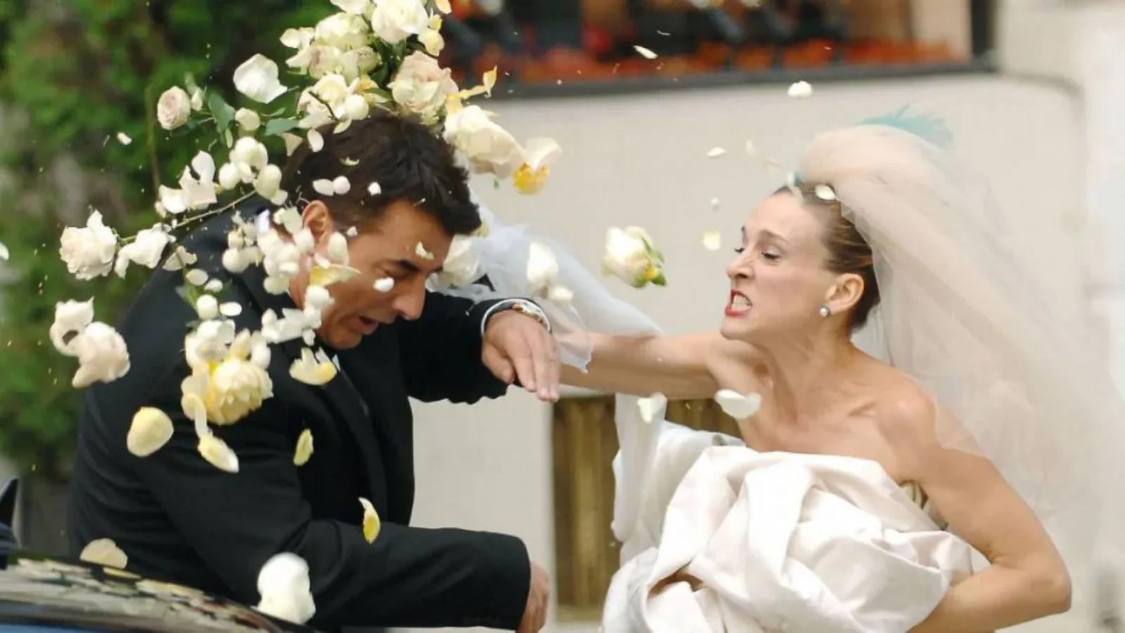 carrie and mr. big in sex and the city the movie wedding