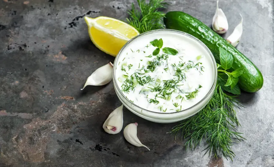 chicken with tzatziki