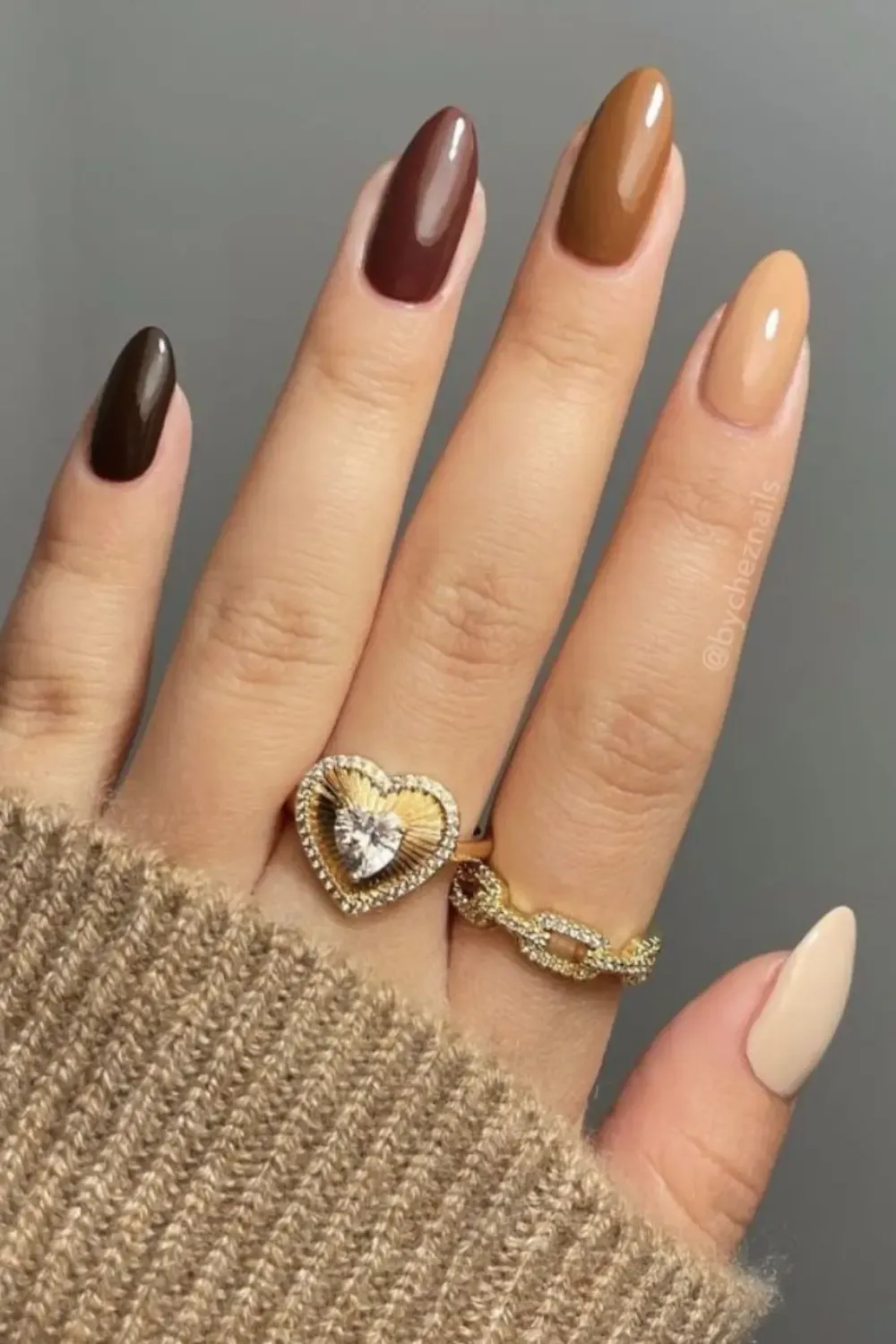 chocolate nails ideas