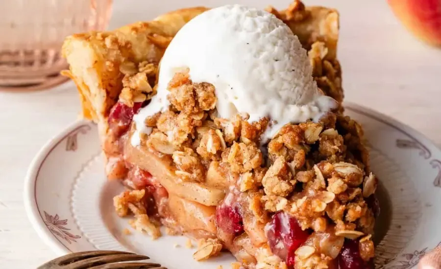 apple crandberry pie