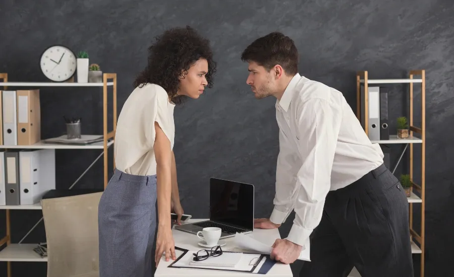 colleagues having conflicts at work