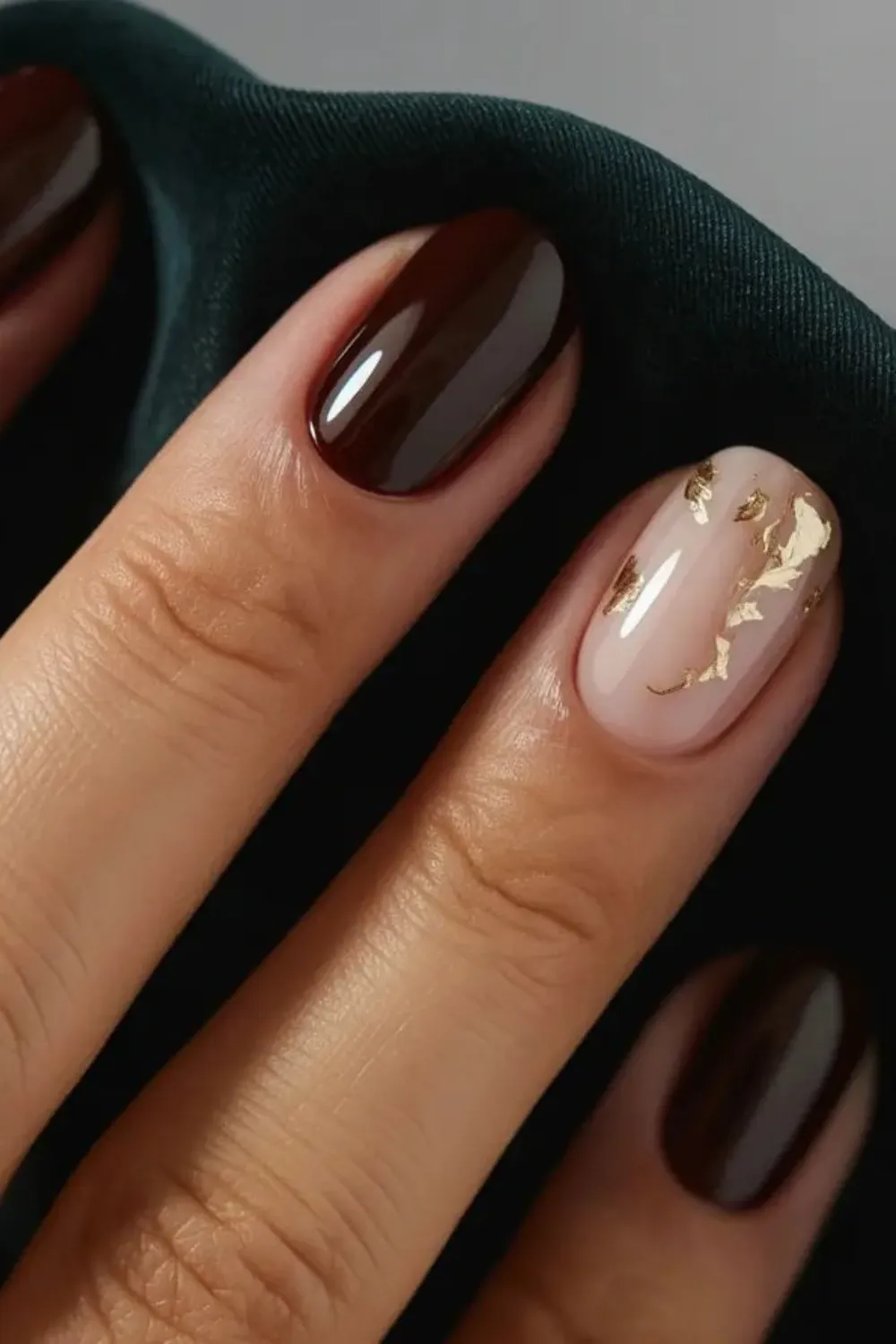 minimal fall nail ideas