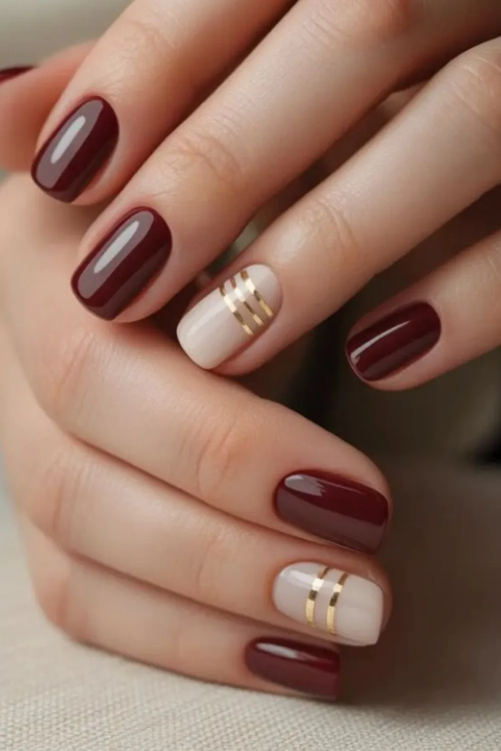 minimal fall nail ideas