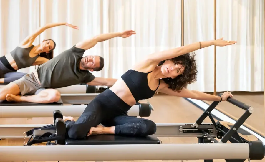 reformer mermaid exercise