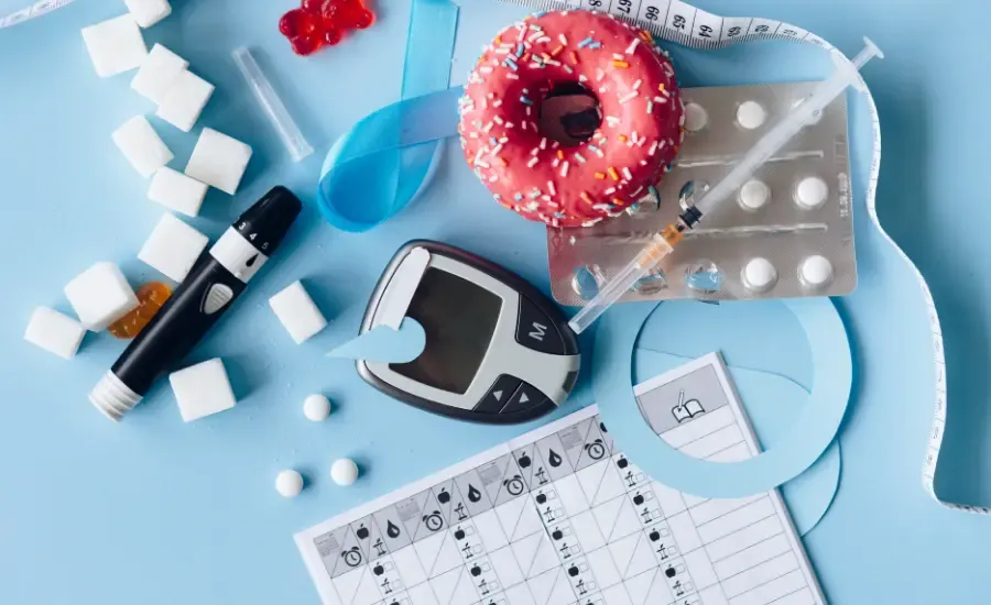 donut and pills